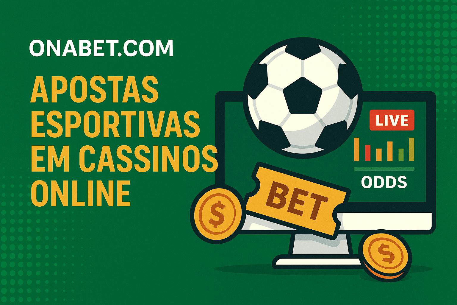 Apostas esportivas no cassino online ONABET.COM  